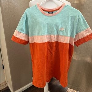 Nike Multicolor Crew Neck Tee